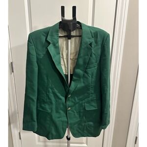 VTG Arnold Palmer Arnie Mens  Augusta Masters Green Sport Coat Blazer